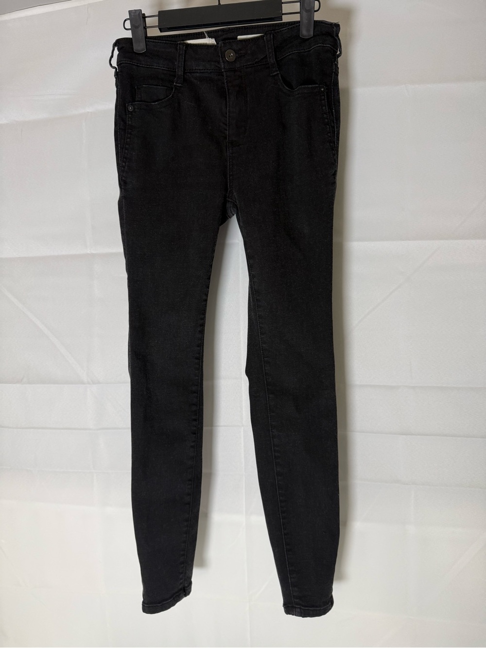 Anthropologie Pilcro High Rise Stretch Ankle Skinny Jeans Black 26 - Picture 2 of 14